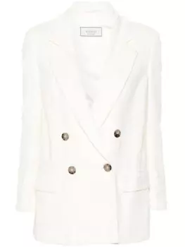 Peserico двубортный блейзер, нейтральный цвет