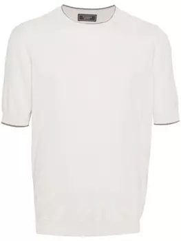 Peserico джемпер с короткими рукавами, нейтральный цвет