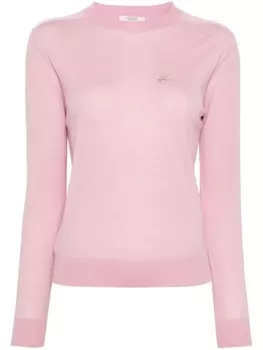 Peserico джемпер с логотипом, розовый
