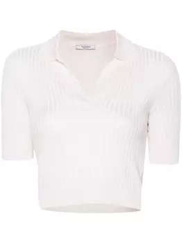 Peserico джемпер с воротником поло, белый