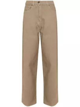 Peserico джинсы с нашивкой-логотипом, нейтральный цвет