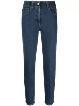 Peserico джинсы с завышенной талией, синий