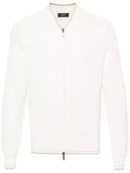 Peserico фактурная куртка-бомбер, белый