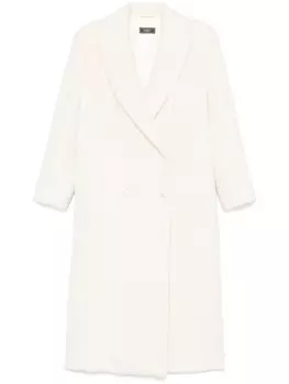 Peserico фактурное пальто, белый
