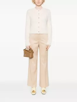 Peserico фактурный кардиган, белый