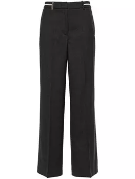 Peserico фланелевые брюки, серый