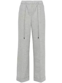 Peserico фланелевые брюки, серый