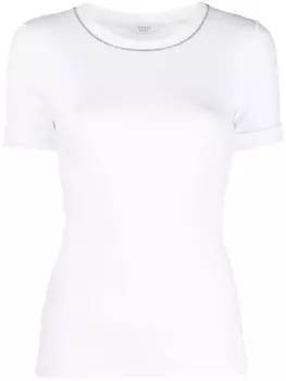 Peserico футболка из джерси, белый