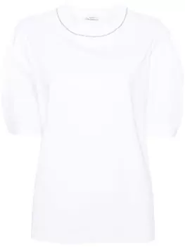 Peserico футболка с бисером, белый