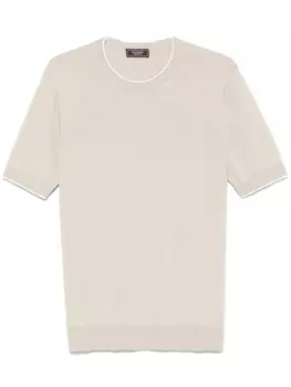 Peserico футболка с круглым вырезом, нейтральный