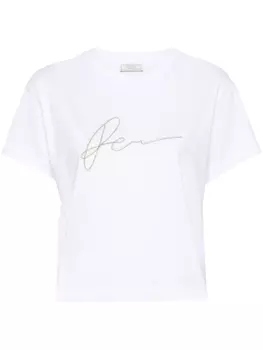 Peserico футболка с логотипом, белый