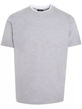 Peserico футболка с логотипом, серый