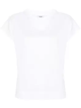 Peserico футболка с рукавами кап, белый