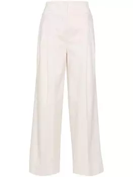 Peserico габардиновые брюки, нейтральный цвет