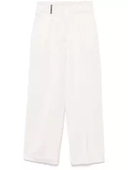 Peserico габардиновые брюки, розовый