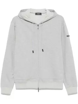 Peserico худи из джерси, серый