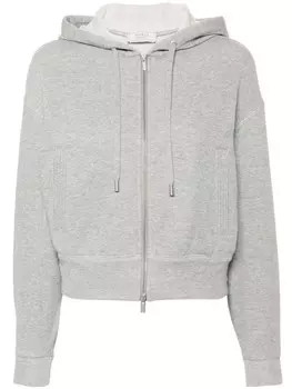 Peserico худи на молнии, серый