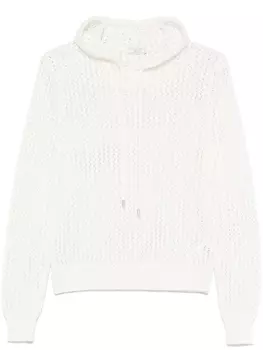 Peserico худи с пайетками, белый