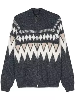 Peserico кардиган на молнии, синий