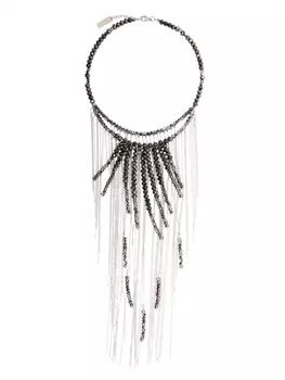 Peserico колье fan-effect, коричневый