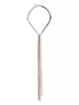 Peserico колье в двух тонах, серебряный