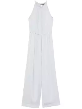 Peserico комбинезон с вырезом халтер, синий