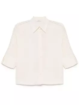 Peserico льняная рубашка, нейтральный