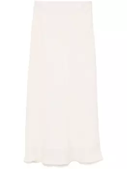Peserico льняная юбка макси, нейтральный