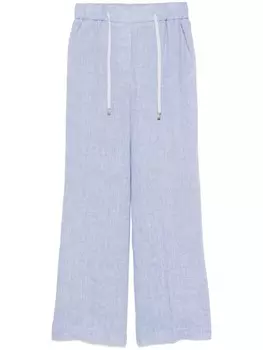 Peserico льняные брюки, синий