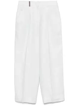 Peserico льняные брюки, синий