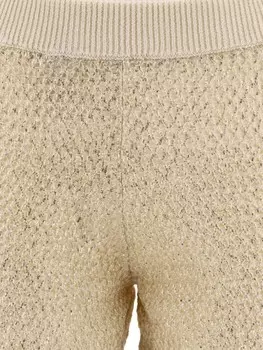 Peserico льняные шорты, серый