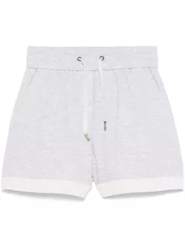 Peserico меланжевые шорты, серый