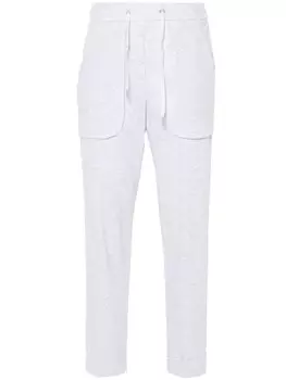 Peserico меланжевые спортивные брюки, серый