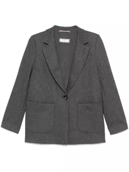 Peserico меланжевый пиджак, серый