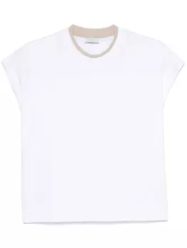 Peserico многослойная футболка, белый