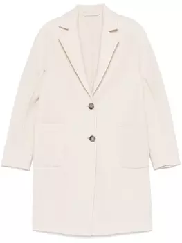 Peserico однобортное пальто, серый