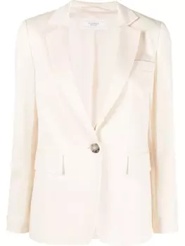Peserico однобортный блейзер, нейтральный цвет