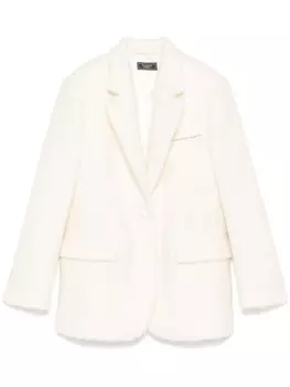 Peserico однобортный пиджак, белый