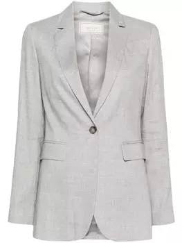 Peserico однобортный пиджак, серый