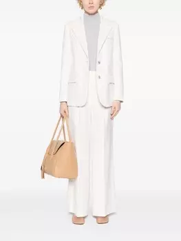 Peserico однобортный вельветовый пиджак, розовый