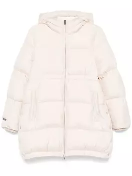 Peserico пальто с бисером, серый