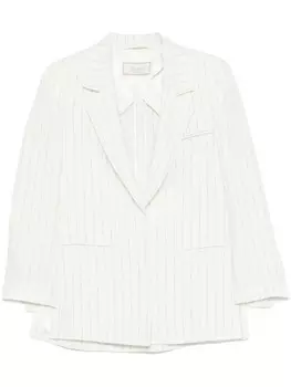 Peserico пиджак в полоску, белый