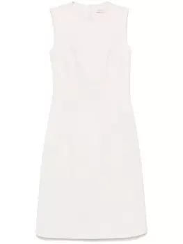 Peserico платье миди без рукавов, белый