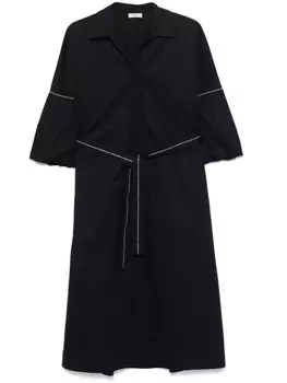 Peserico платье миди chemisier, синий