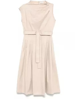 Peserico платье миди Punto Luce, нейтральный