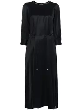 Peserico платье с цепочкой, черный