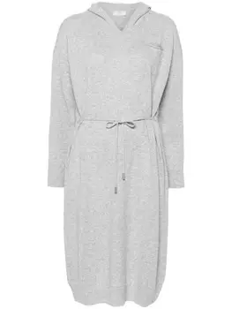 Peserico платье с цепочкой, серый