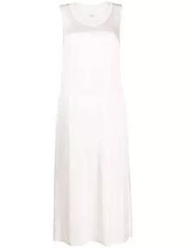 Peserico платье-трапеция без рукавов, нейтральный цвет