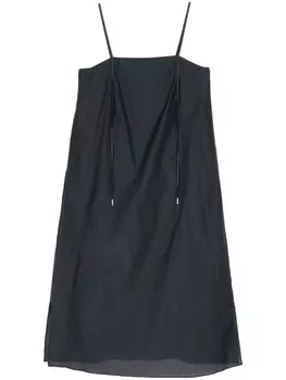 Peserico полупрозрачный топ без рукавов, синий