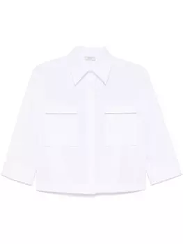Peserico поплиновая рубашка, белый
